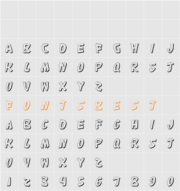 Katana Shadow Character Map