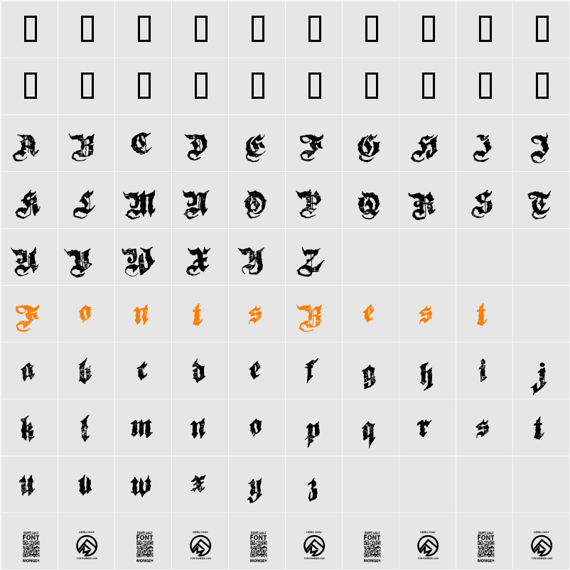 Sovereign Character Map