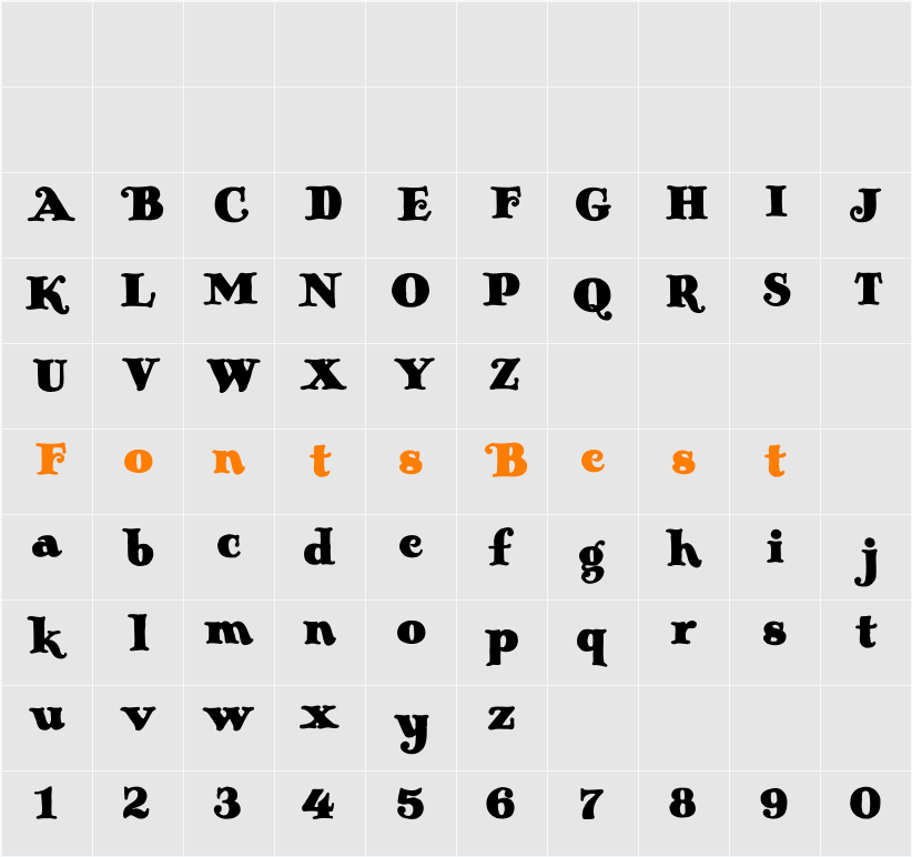 OldAntique Character Map