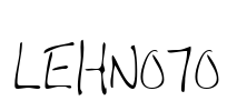 LEHN070 Font Image