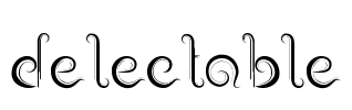 delectable Font Image