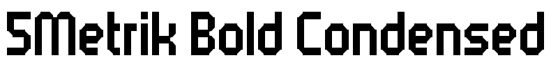 5Metrik Bold Condensed