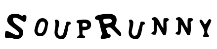 SoupRunny Font Image