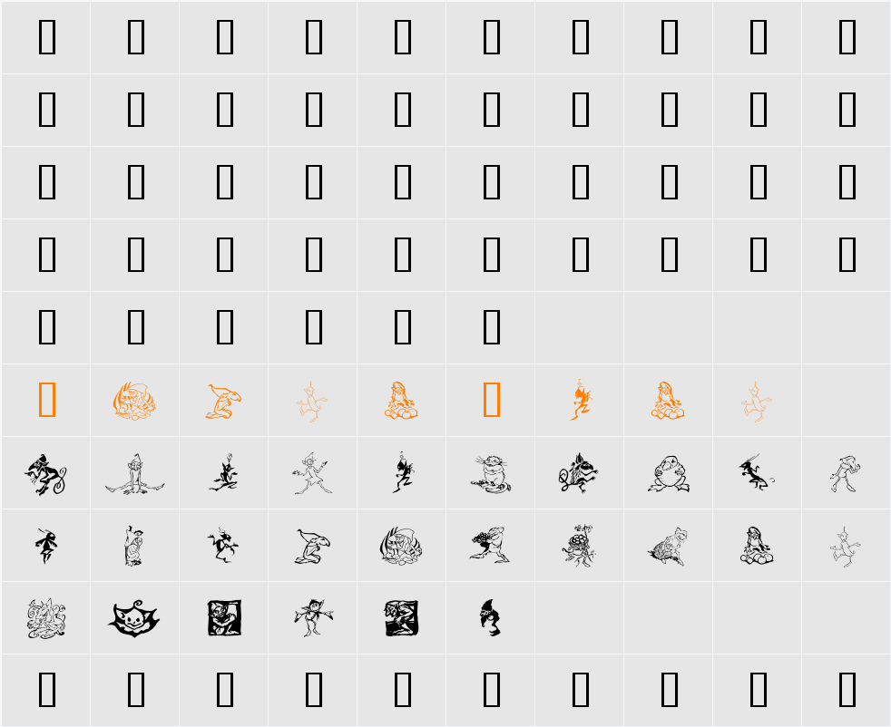Goblins Character Map