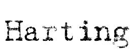 Harting Font Image