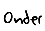 Onder Font Image