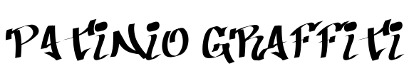 Patinio Graffiti Font Image