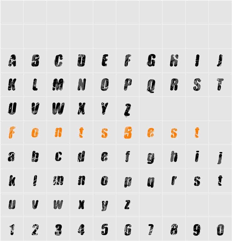 Vtks Hardness Character Map