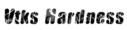 Vtks Hardness Font Image
