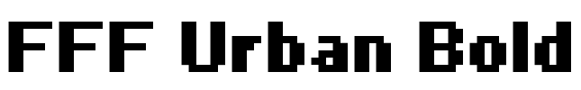 FFF Urban Bold Font Image