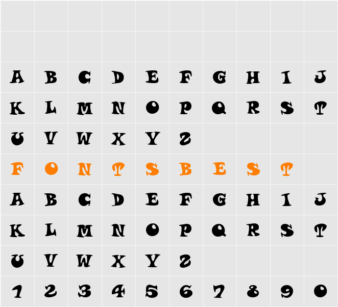 roucorns Character Map