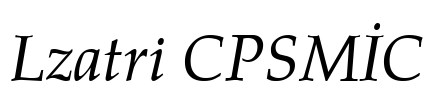 Lazuri COSMIC Font Image