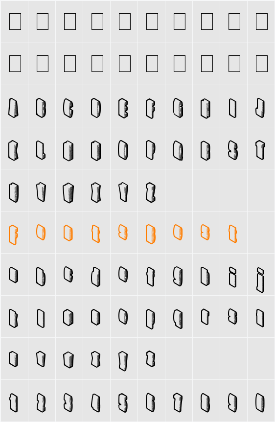 HighRating Character Map