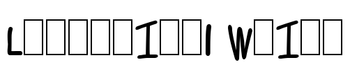 Lettering1 Weird Font Image