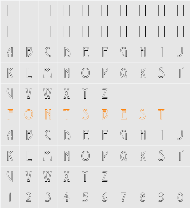 Dustine Character Map