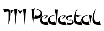 TM Pedestal Font Image