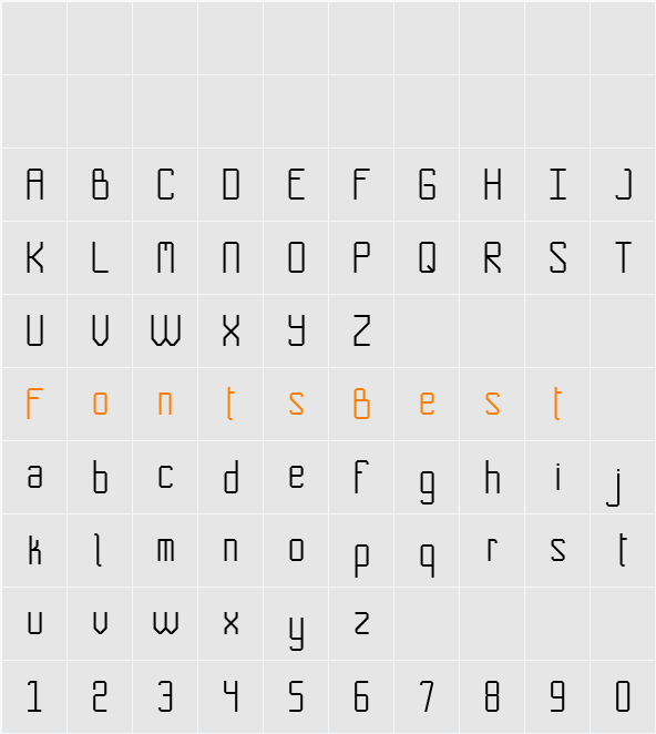 No Corners  Character Map