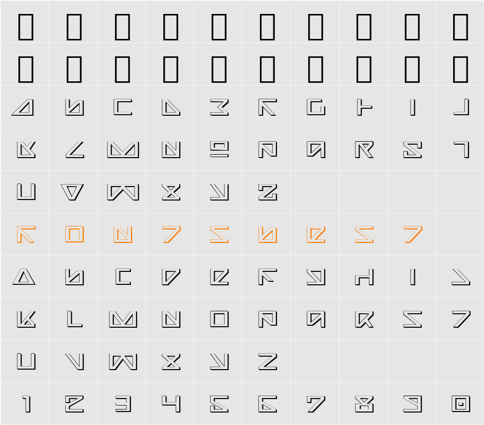 Nick Turbo Expanded 3D Character Map