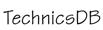 TechnicsDB Font Image