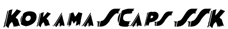 KokamaSCapsSSK Font Image