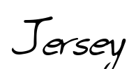 Jersey Font Image