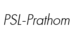 PSL-Prathom Font Image