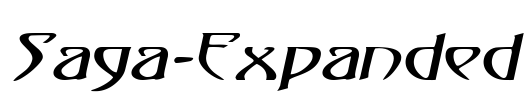 Saga-Expanded Font Image