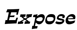 Expose Font Image