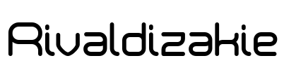 Rivaldizakie Font Image