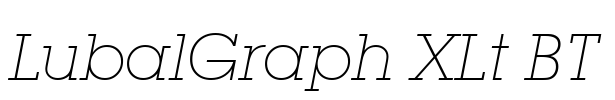 LubalGraph XLt BT
