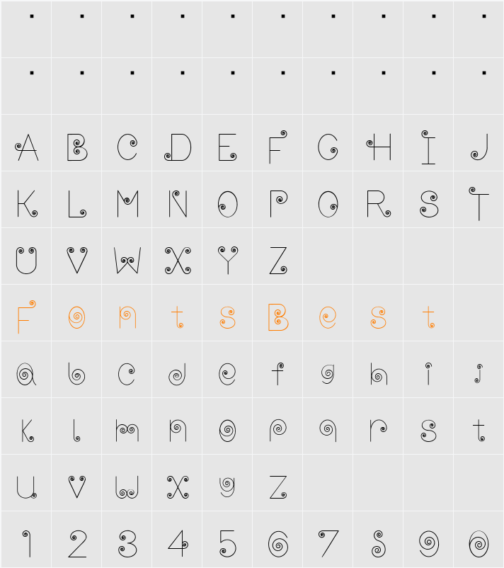 mayuge Character Map