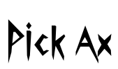 Pick Ax