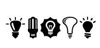 Bulbs Font Image