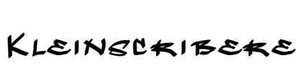 Kleinscribere Font Image