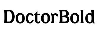 DoctorBold Font Image