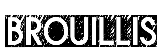 Brouillis Font Image