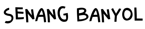 Senang Banyol Font Image