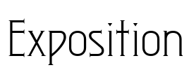 Exposition Font Image