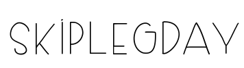 SkipLegDay Font Image