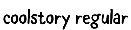 coolstory regular Font Image