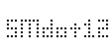SMdot12 Font Image
