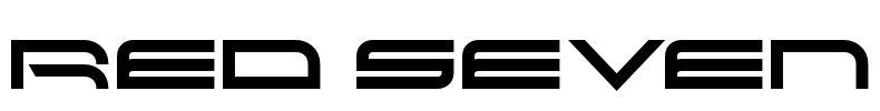 Red Seven Font Image
