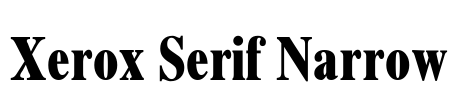 Xerox Serif Narrow