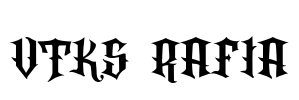 VTKS Rafia Font Image