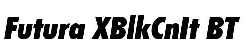 Futura XBlkCnIt BT