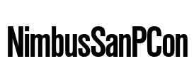 NimbusSanPCon Font Image