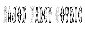Sajou Fancy Gothic