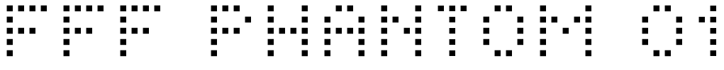 FFF Phantom 01 Font Image