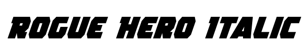 Rogue Hero Italic