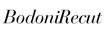 BodoniRecut